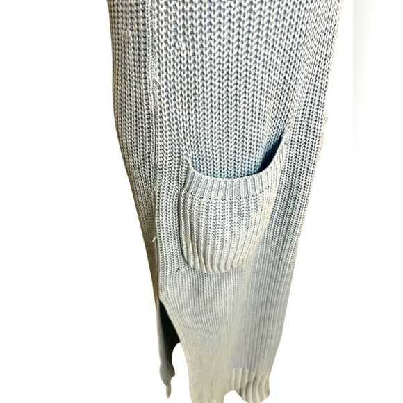 Free People Elodie Maxi Dress In Blue small oversized knit - Picture 8 of 13